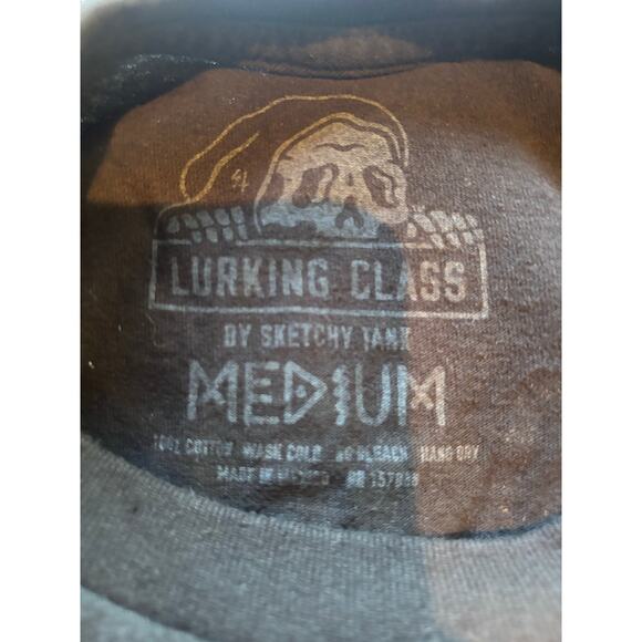 Lurking Class, Greed is Blind Short Sleeve Black T-Shirt, Size Med., EUC - Picture 3 of 6